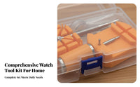 Watch Strap Adjustment Tool Set Includes Replacement Pins Watch Link Removal Kit Portable Easy to Use for DIY Hobbyists