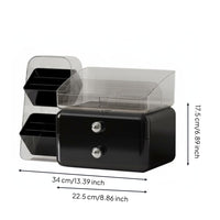 Desktop Cosmetic Organizer with Drawers Large Capacity for Beauty Enthusiasts