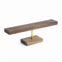 T-Shaped Jewelry Stand Rectangular Base Bracelet Display Holder Straight Top Bar