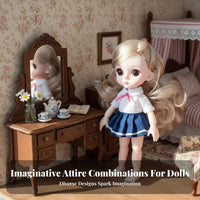 OB11 Doll Dress Summer Design Ob11 Doll Outfit Cute Design 1/12 Scale BJD Outfit