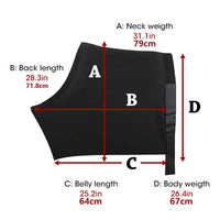 Horse Vest with Velcro Anti-Rub Horse Bib Shoulder Guard Breathable Stretch for Horses, Stable, Grooming