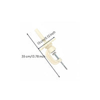 Hairpiece Head Clamp Stand Portable Mannequin Head Clamp Easy to Install