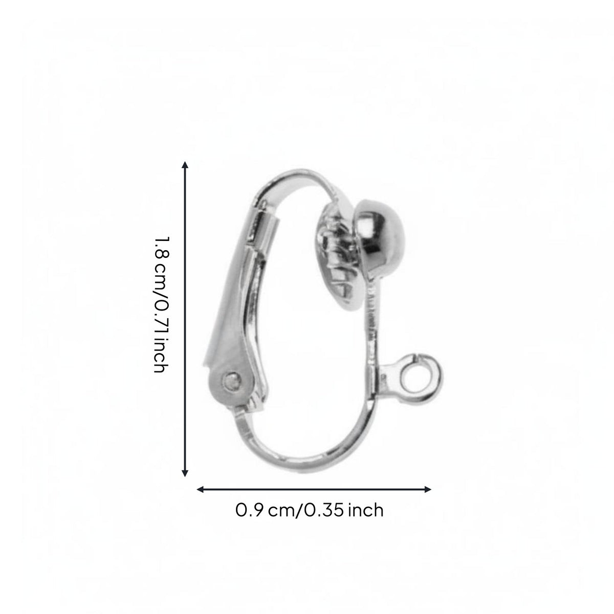 10 Pieces Curved Ear Clip Invisible No-Piercing Ear Clip Easy to Wear Non Piercing Earrings