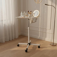 Height Adjustable Salon Tray Space Saving Adjustable Salon Tray Stand