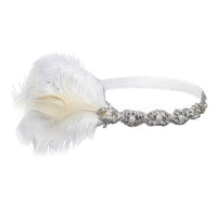 Jazz Age Feather Headband Vintage Design Peacock Feather Headdress 1920s Dancer Headband Jazz Age 1920s Dancer Headpiece