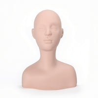 PVC Mannequin Head with Shoulders Soft Acupoint Training Model Multi-Function