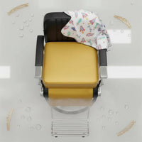 Hair Cutting Shielded Flap Salon Child Zippered Cover Seating Accessory for Children