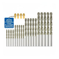 20 Pieces Diamond Burr Tool High Hardness Engraving Burr Wear-resistant Rotary Grinding Bits