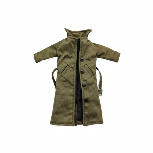 1/12 Scale Overcoat Coat Poseable with Internal Wire 6 Inch Figure Overcoat