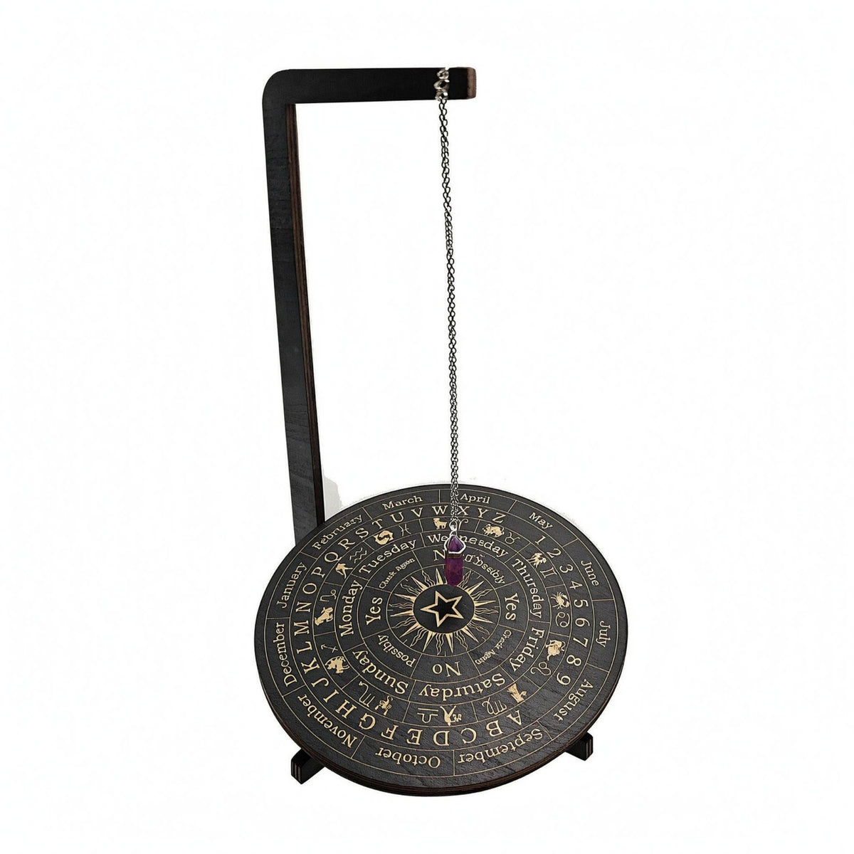 Wooden Display Stand Black Finish Home Decor Stable