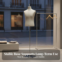 Half Body Suit Display High-End Design Half Body Mannequin Stand for Showroom