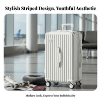 Hardside Carry-on Lightweight Design Ribbed Hardside for Airport