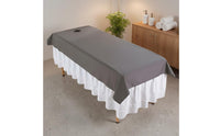 Long-Lasting Beauty Salon Bed Sheet Breathable Reusable Massage Bed Sheet Fade-Resistant for Estheticians