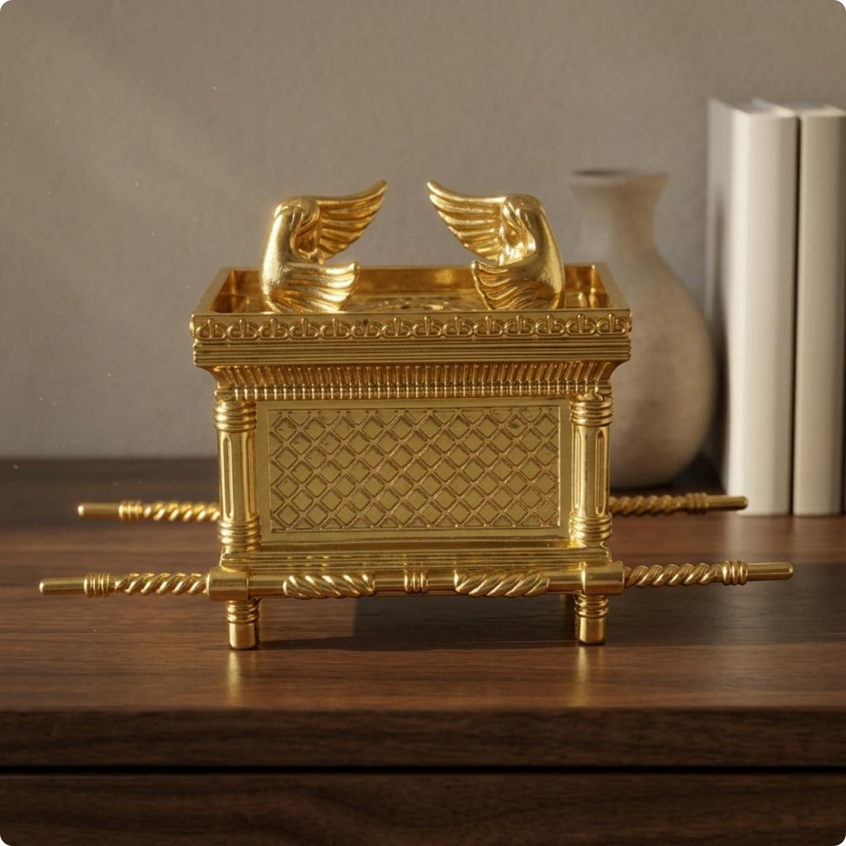 Ark of the Covenant Ornament Electroplated Home Decor Embossed
