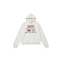 Unisex Hooded Sweatshirt, Letter Print, Relaxed Pullover, Autumn