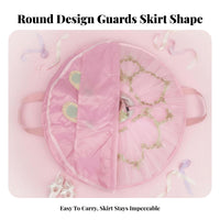 Waterproof Ballet Tutu Bag Dustproof Tutu Storage Bag With Inner Pockets for Children, Performers, Competitions, Performances, Rehearsals