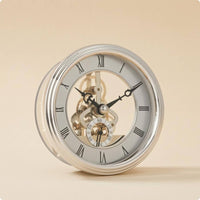 Round Clock Insert Transparent Case Clock Face Insert Decorative Home Decor