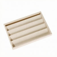 Shallow Jewelry Display Tray Flat Home Storage Easy to Organize