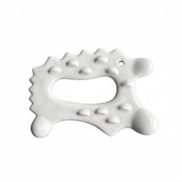 Ceramic Gua Sha Tool Contoured Ceramic Gua Sha White