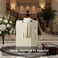 Hard Shell Suitcase Flexible Dividers Trolley Case Wet/Dry Separation