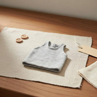 1/12 Scale Doll Vest Loose Fit 6 Inch Figure Tank Top Base Layer Miniature Sleeveless Shirt for Hobbyists, Toy Photography, Dioramas