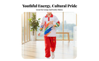 Kids Cheerleading Performance Costume, School Uniform, Patriotic Day, Unisex, Squad Dance