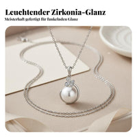 Simulated Pearl Necklace Light Luxury Butterfly Pearl Drop Elegant Design