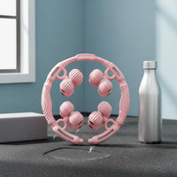 Circular-Shaped Leg Massager Anti-Slip Handle Leg Clamp Roller for Home