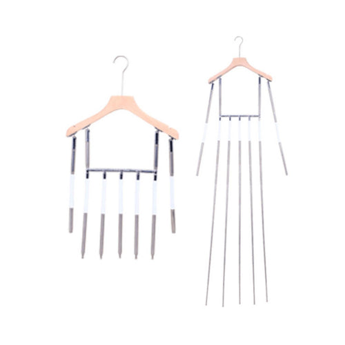Long-Lasting Metal Telescopic Photo Display Hanger Invisible Garment Hanger
