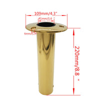 Fishing Rod Holder Resistant Boat Rod Tube Portable Boat Fishing Pole Socket for Anglers, Yacht