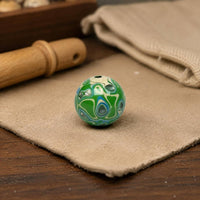 Shell Mosaic Bead Glossy Round Bead DIY