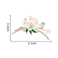 Enamel Flower Brooch All-Match Enamel Flower Pin High Quality for Parties, Women