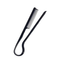 Foldable Hair Straightening Comb V-Shaped Straightening Comb Easy to Clean