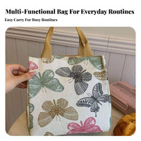 Canvas Utility Handbag Large Capacity Tote Bag Lightweight for Shopping, Outdoor