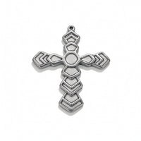 Cross Pendant with Loop Decorative Cross Dangle Charm Lightweight