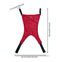Patient Transfer Harness Reinforced Patient Transfer Sling Supportive for Adults