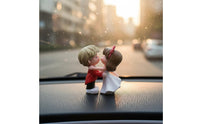 Kissing Couple Figurine Great Gift Boy and Girl Dashboard Decoration for Couples