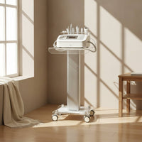 Beauty Cart with Acrylic Shelf Compact Beauty Cart with Handle Modern for Spas