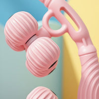 Circular-Shaped Leg Massager Anti-Slip Handle Leg Clamp Roller for Home
