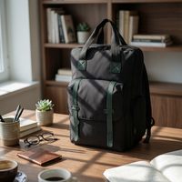 Barbers Tool Bag Portable Backpack with Front Pockets Large Capacity Backpack with Side Pocket for Barbers, Hairdressers