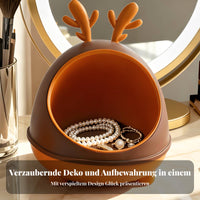 Horn Jewelry Stand Nature Inspired Deer Horn Organizer Compact Size