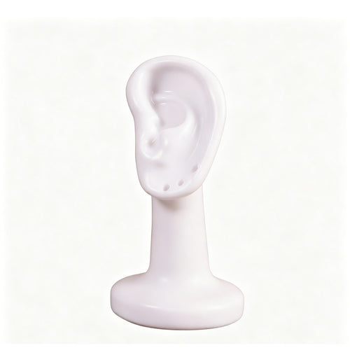 Human Ear Display Stand PVC Earring Display Holder Lightweight