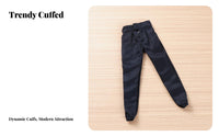 1/6 Scale Doll Pants Cuffed Ankles 1/6 Scale Pants Trendy Design