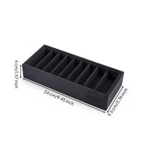Bracelet Tray 10-Slot Bracelet Display Tray Flannel for Jewelers, Collectors