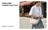 curved Hobo Bag Lightweight curved Hobo Handbag Adjustable Strap for vacation