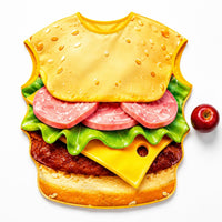 Hamburger Costume Easy to Wear Burger Costume Realistic Print for Adults