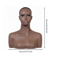 Jewelry Display Bust Bald Upper Torso Mannequin Half-Body