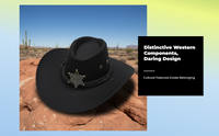 Cowboy Hat, Wide Brim, Sun Protection, Outdoor, Unisex