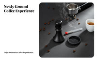 3 Pieces Coffee Pointed Distributor and Tamper Set Reduces Uneven Flow Coffee Tamper and Distributor Set for Cafe