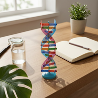 Model Ladder-Like Rungs Double Spiral Model Hands-on Learning Science Teaching Aid for Classroom